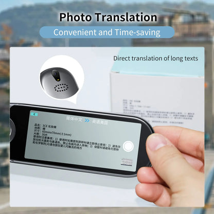 Language Translator Device for Dyslexia,Reader Pen Translation Scanner Dictionary Pen- AI Voice & Camera Translators -Real-Time All Foreign Languages Travel & Business,Learning,Meeting